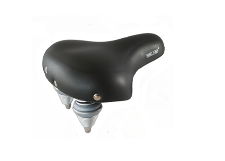 Selle Comfort Classic Retro Medum fietszadel zwart met smartfoam