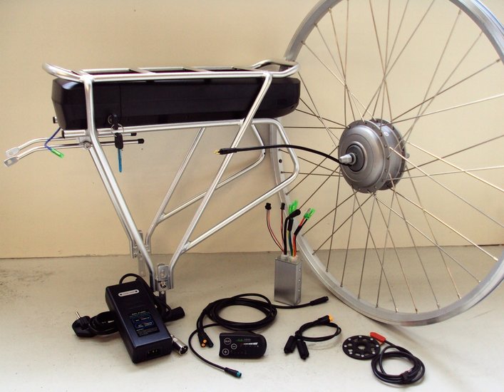 hoop overzee hoesten Ombouwset elektrische fiets, ebike kit, STANDAARD Rollerbrake