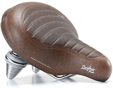 Selle Royal Drifter Plus bruin retrolook fietszadel rechterzijde