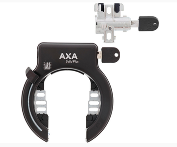 Ringslot AXA Solid plus ring- en accuslot set Bosch 2 frame accu zwart