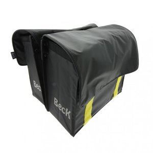 BECK Velcro Yellow dubbele fietstas