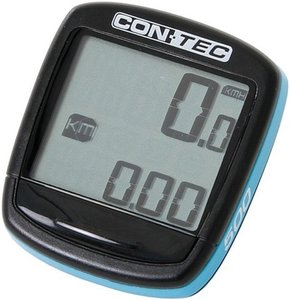 CONTEC FIETSCOMPUTER C500 Zwart/Neoblue