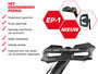 Ergotec EP-1 pedaal het ergonomisch fiets pendaal